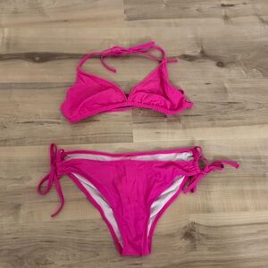 size Large pink Charmo bikini set